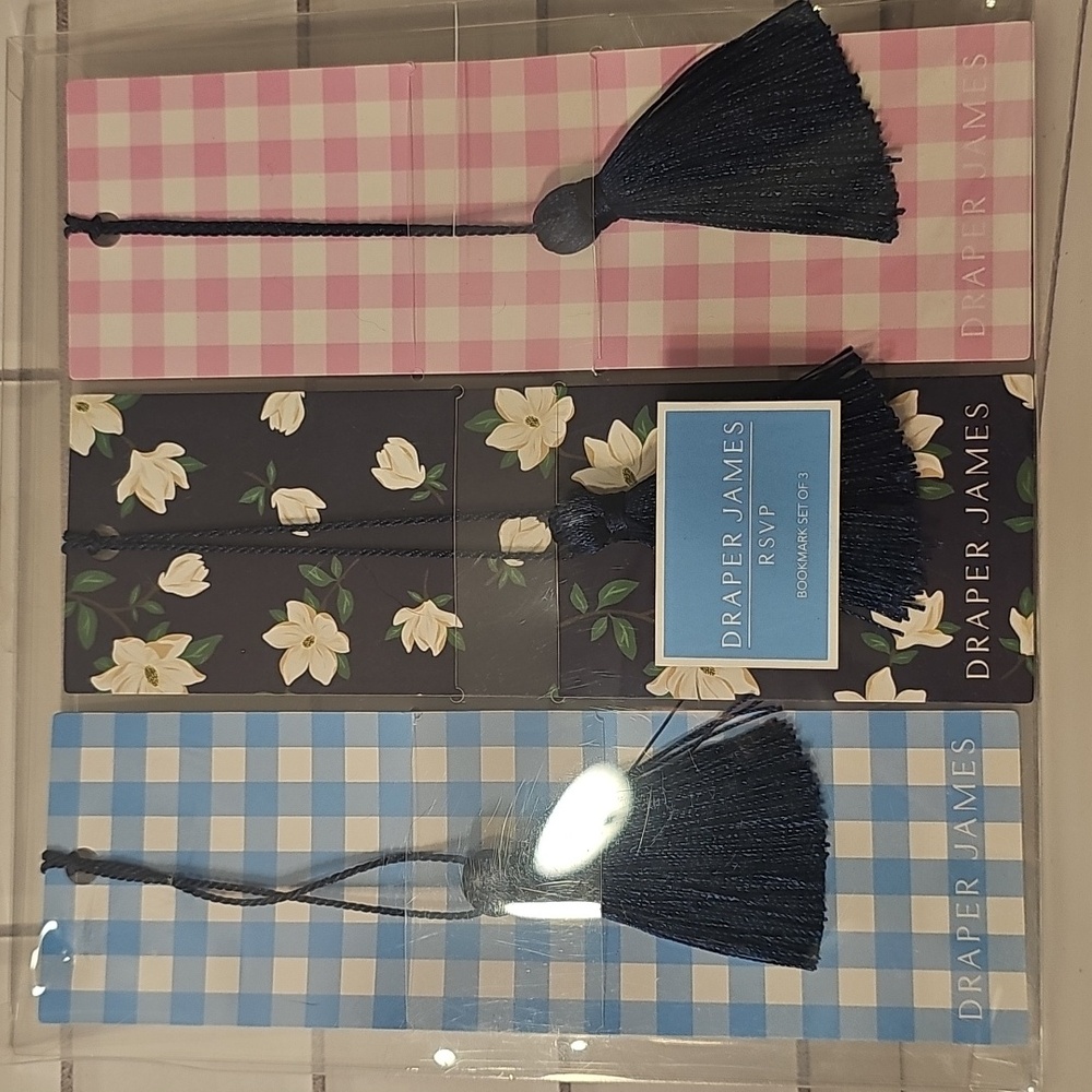 Draper James Bookmark Set with Tassels